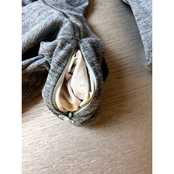 Lululemon It's Rulu Run Long Sleeve Shirt Women's Gray Size 20 New Active Wear - Picture 8 of 8